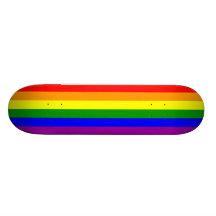 Bandera del orgullo gay/bandera del arco iris patines 