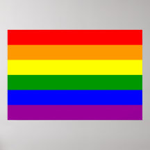Bandera del orgullo gay/bandera del arco iris impresiones