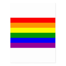 Bandera del orgullo gay/bandera del arco iris tarjetas postales