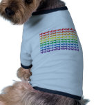 Bandera del orgullo gay de Doxie Ropa Macota