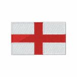 Bandera del polo bordado de los hombres de Inglate