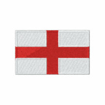 Bandera del polo bordado de los hombres de Inglate