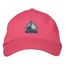 Bandera del putt del golf gorras bordadas