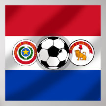 Bandera del regalo 2010 del futbol de la bandera d impresiones
