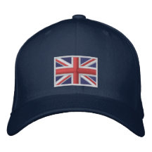 Bandera del Reino Unido Gorro Bordado