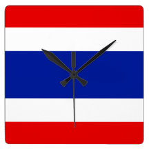 Bandera del reloj de Tailandia