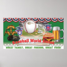 Bandera del restaurante de la serie de mundo impresiones