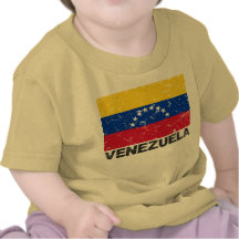 Bandera del vintage de Venezuela Camiseta
