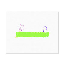 Bandera en blanco del feliz cumpleaños lona envuelta para galerías