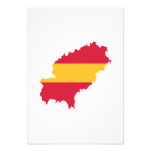 Bandera España del mapa de Ibiza Comunicados Personales