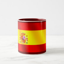 Bandera española de los regalos de España para los Tazas De Café