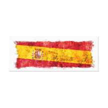 Bandera española impresiones en lienzo estiradas