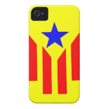 Bandera Estelada Catalana iPhone 4 Case-Mate Cárcasas