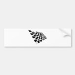 bandera etiqueta de parachoque