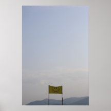 Bandera feliz impresiones
