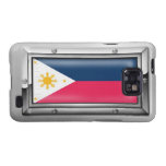 Bandera filipina en un marco de acero galaxy SII fundas