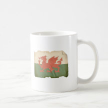 Bandera Galés Tazas De Café