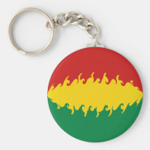 Bandera Gnarly de Bolivia Llaveros