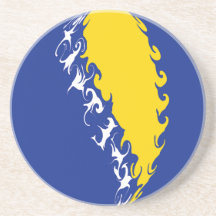 Bandera Gnarly de Bosnia y Hercegovina Posavasos Manualidades
