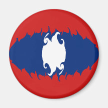 Bandera Gnarly de Laos Imán