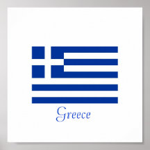 Bandera griega poster