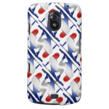 Bandera holandesa de la silueta del chica samsung galaxy nexus funda