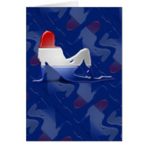 Bandera holandesa de la silueta del chica felicitaciones