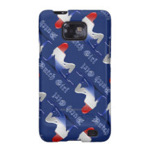 Bandera holandesa del chica samsung galaxy SII fundas