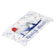 Bandera holandesa del chica iPad mini cárcasa