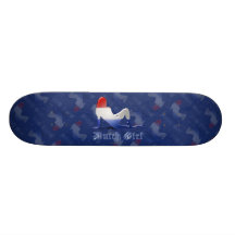 Bandera holandesa del chica tablas de patinar