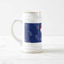 Bandera holandesa del chica tazas