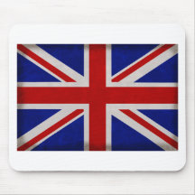 Bandera Inglesa de Inglaterra urdida Alfombrillas De Ratones