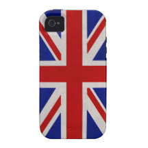Bandera Inglesa de Inglaterra urdida iPhone 4 Carcasa