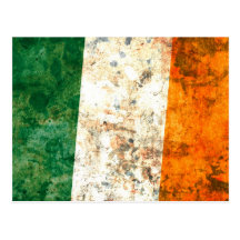 Bandera irlandesa tarjetas postales