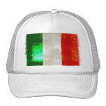 Bandera italiana del Grunge del estilo retro del v Gorro
