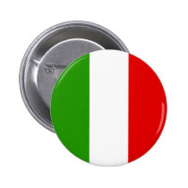 Bandera italiana botones