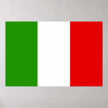 Bandera italiana poster