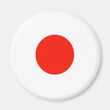 Bandera japonesa iman de frigorífico