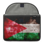 Bandera jordana resistida funda para macbooks