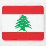 Bandera libanesa Mousepad