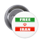 Bandera LIBRE de IRÁN Pins
