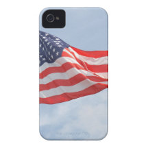 Bandera los E.E.U.U. Estados Unidos América Case-Mate iPhone 4 Protectores