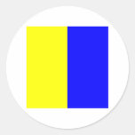 Bandera marina K Etiqueta