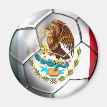 Bandera mexicana 2014 del balón de fútbol del EL d Imán De Frigorífico