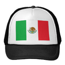 Bandera mexicana de la camiseta de la bandera de M Gorras