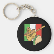 Bandera mexicana llaveros