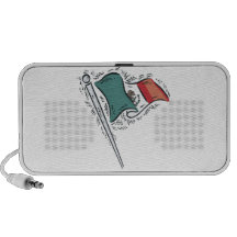 Bandera mexicana notebook altavoz
