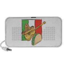 Bandera mexicana portátil altavoz