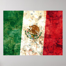 Bandera mexicana posters