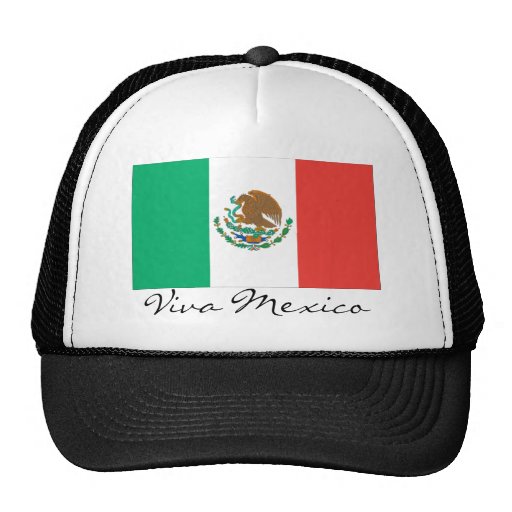 bandera mexicana, Viva México Gorros Bordados